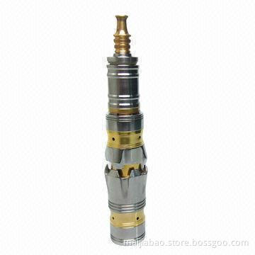 Mechanical Mod E-cigarette Battery with 3.7 to 4.2V Normal Working Voltage, 510 Threads